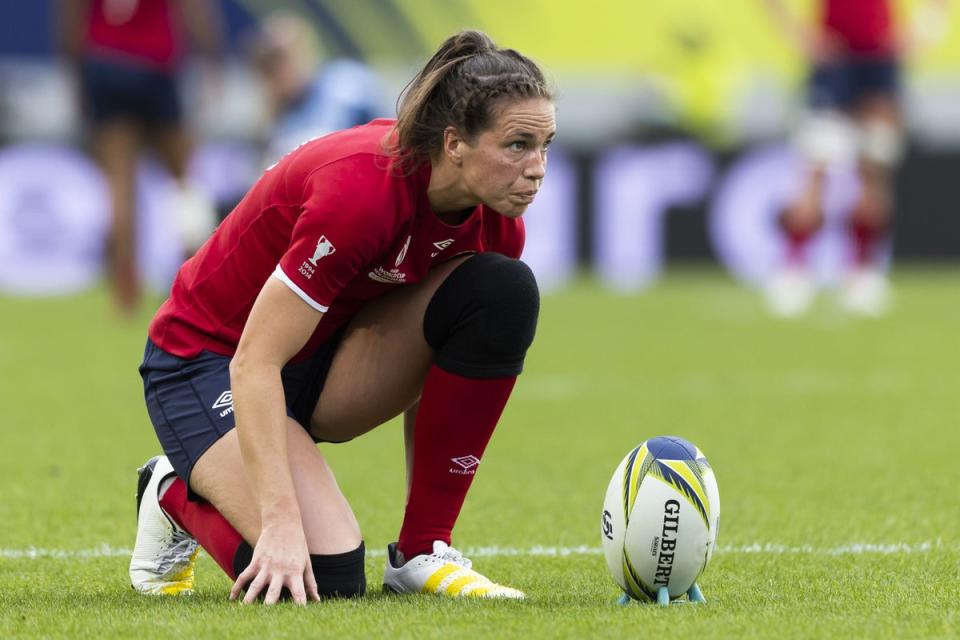 Emily Scarratt is injured and won’t play in the Six Nations (PA Wire)