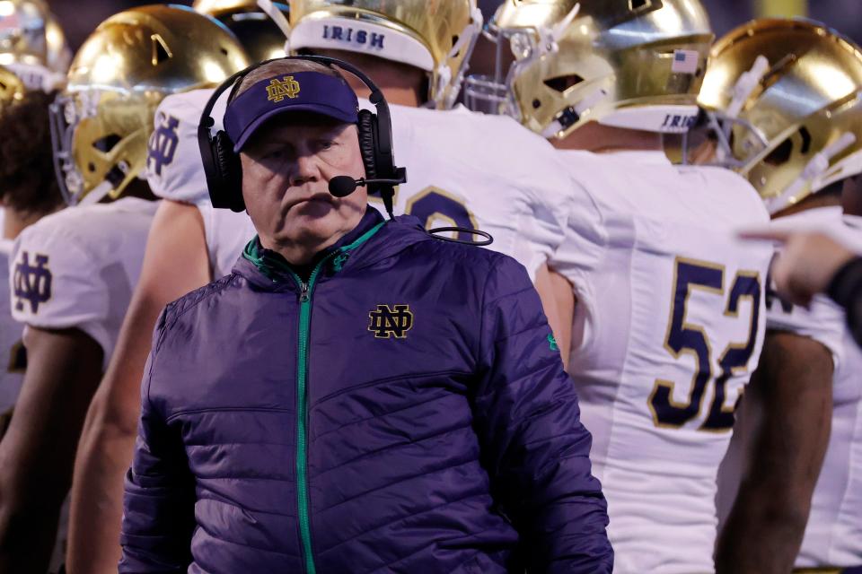 Brian Kelly posted a 113-40 record during 12 seasons at Notre Dame.