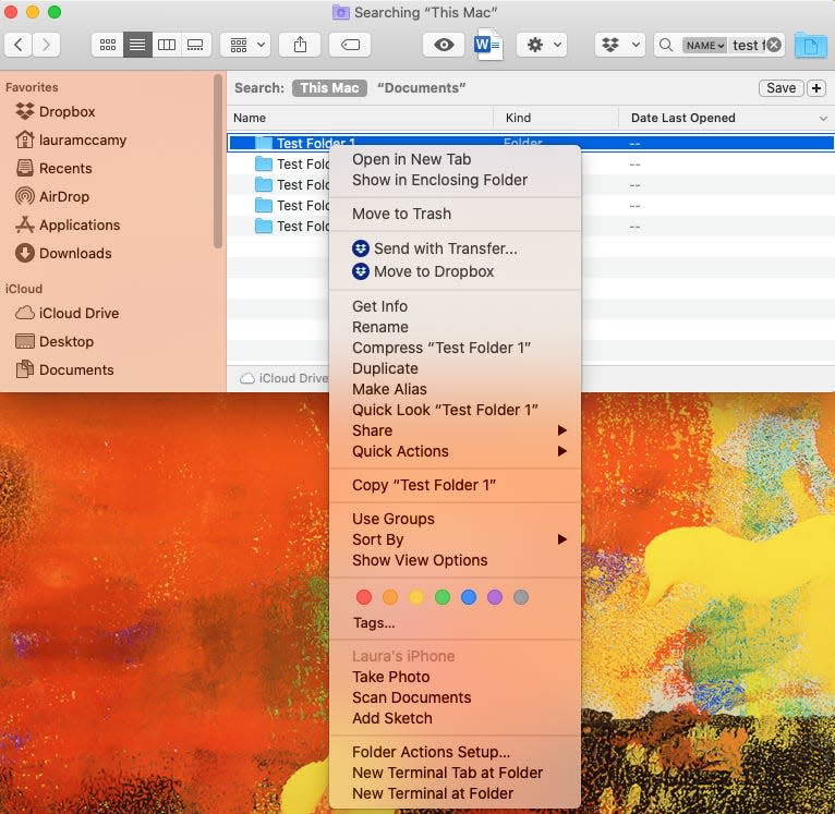 How to rename a folder on Mac 4