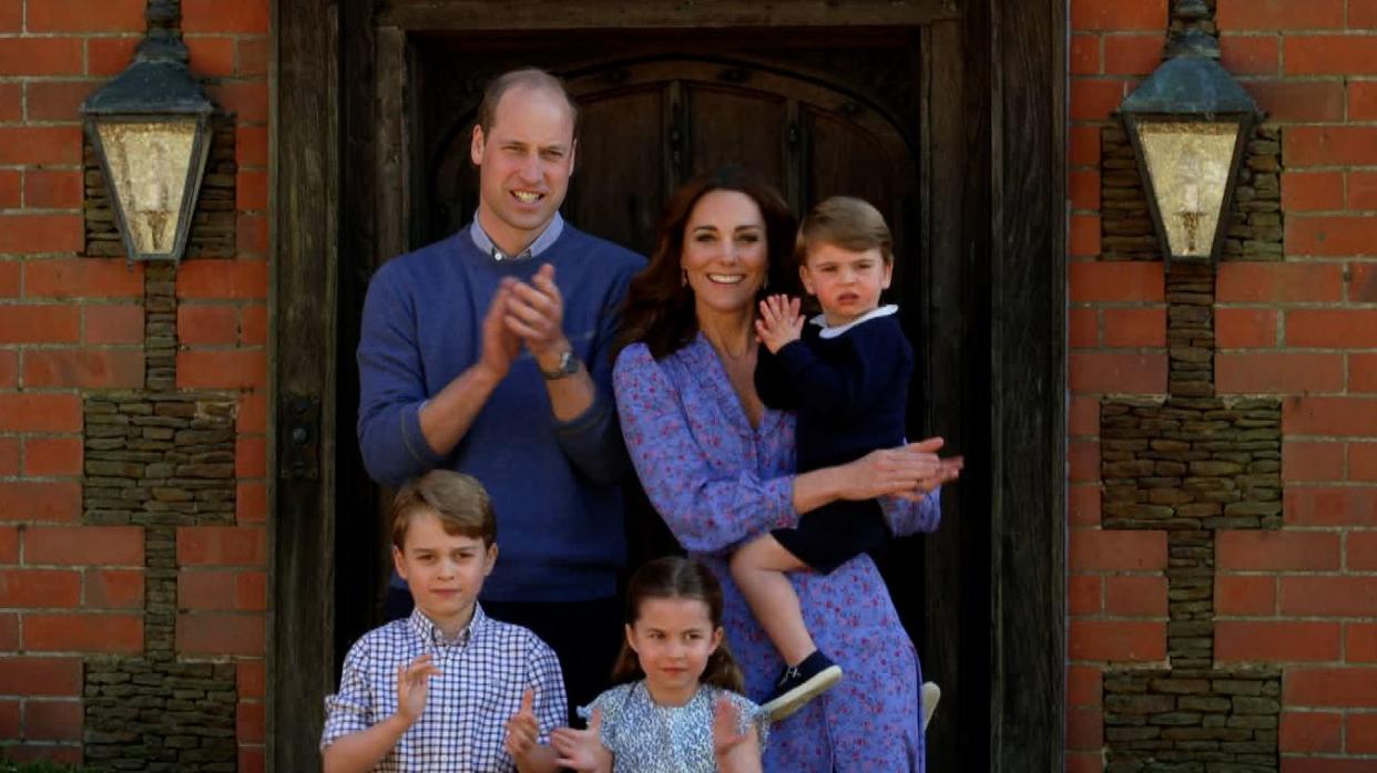 kate middleton, prince william, and their children