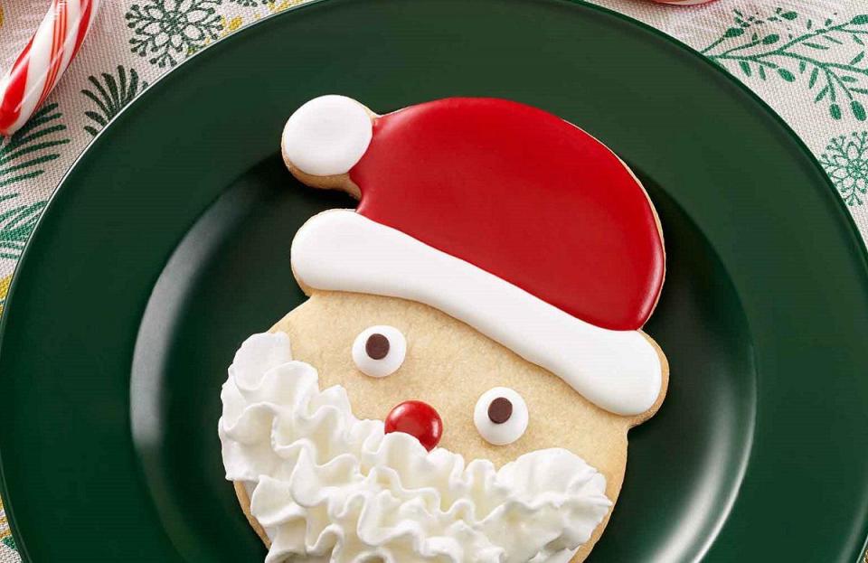 Santa Sugar Cookies