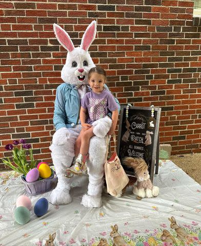 Jamie Lynn Spears/instagram Jamie Lynn Spears' daughter Ivey with Easter bunny
