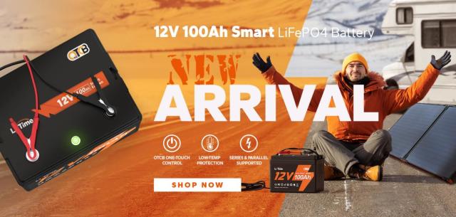 LiTime Launches 12V 100Ah Smart LiFePO4 Lithium Battery