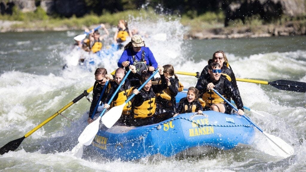 Snake River offers relaxing float trips and whitewater options.