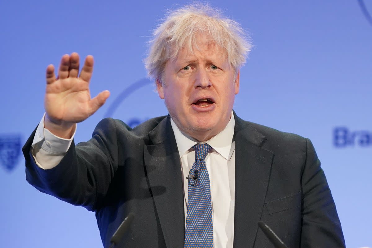 Boris Johnson called for Sir Bernard Jenkin’s resignation from the committee (Jonathan Brady/PA) (PA Wire)