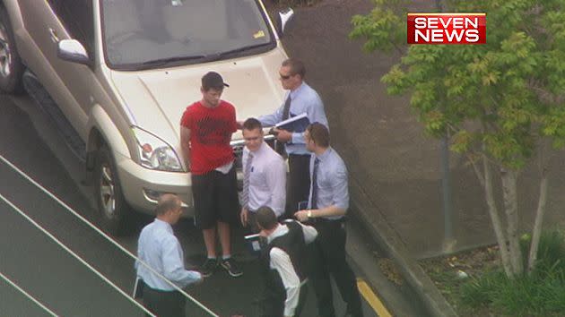 Police arrested a man, aged in his 20s, after a shooting at Upper Mount Gravatt.