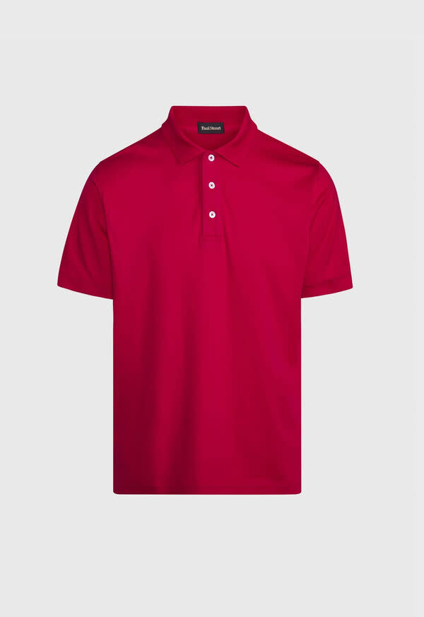 Paul Stuart Pima Cotton Interlock Polo