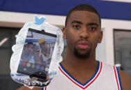 <p>Hollis Thompson will have none of your social media integration. (Getty Images) </p>