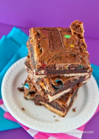 Candy Bar Brownies