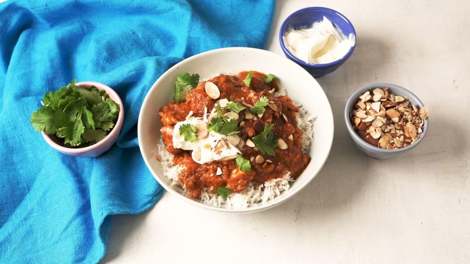 instant pot butternut squash chicken curry