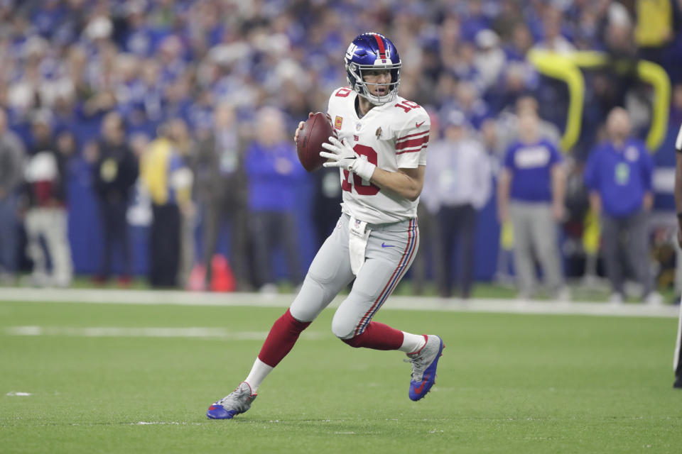 Quarterback Eli Manning is uncertain about his future with the Giants. (AP)