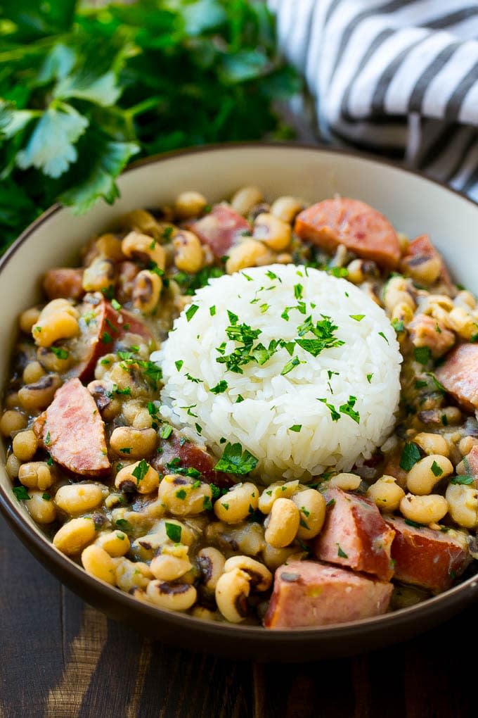 Slow Cooker Black-Eyed Peas