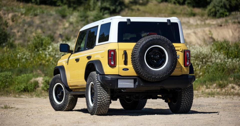 The Ford Bronco Heritage Edition.