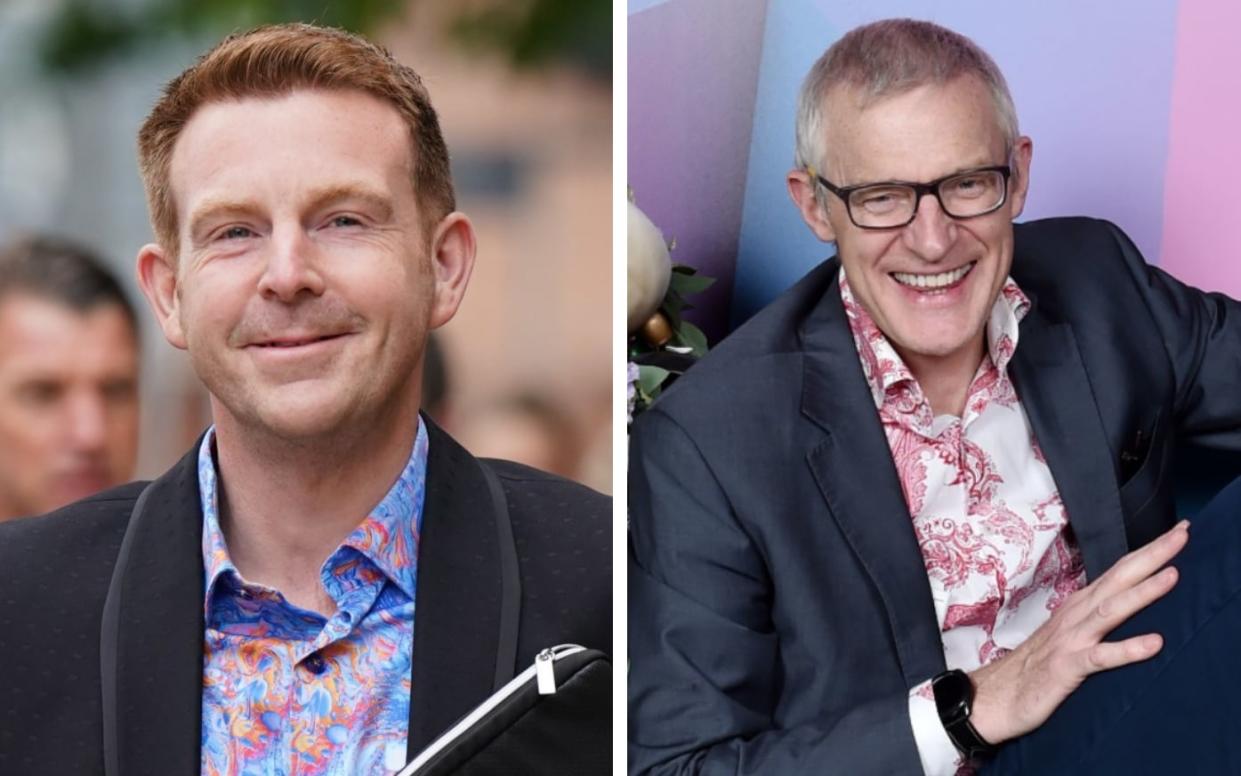 Alex Belfield and Jeremy Vine - Jacob King/PA Wire/Sarah Jeynes/BBC