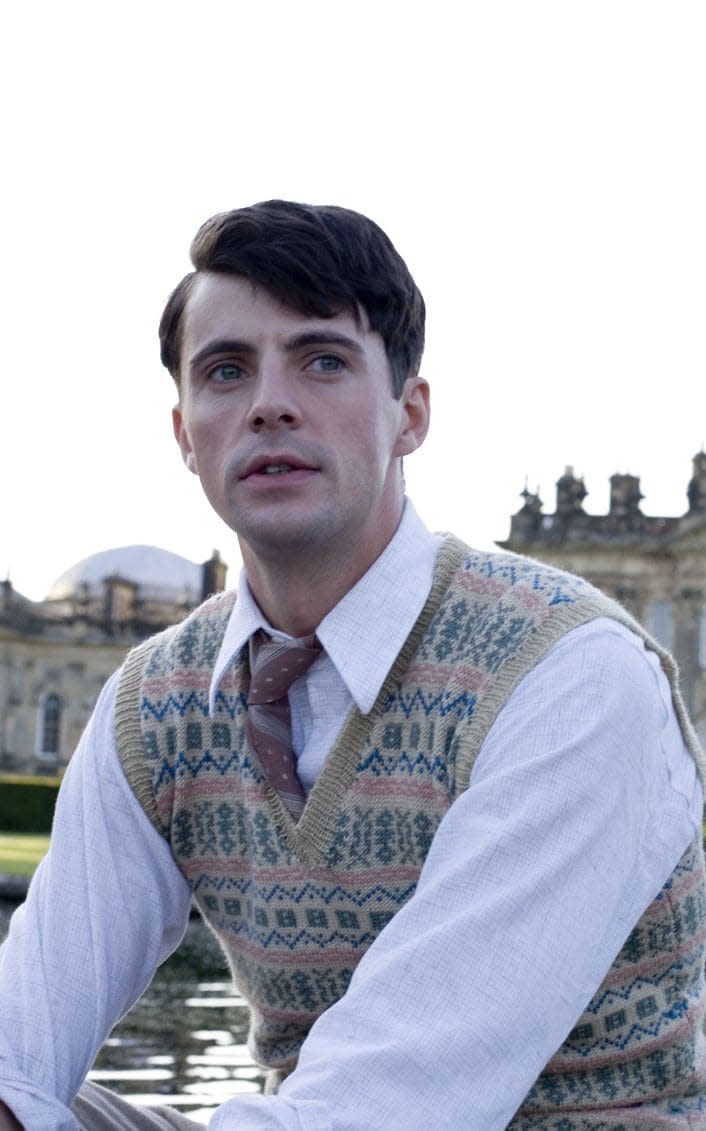 Matthew Goode in 2008's Brideshead Revisited wearing traditional Fair Isle