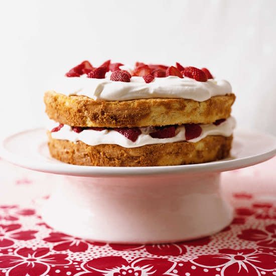 Strawberry Shortcake with Star Anise Sauce