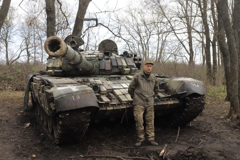 <div class="inline-image__caption"><p>Deputy Company Commander of the Third Tank Brigade Yuri Kulish.</p></div> <div class="inline-image__credit">Tom Mutch</div>