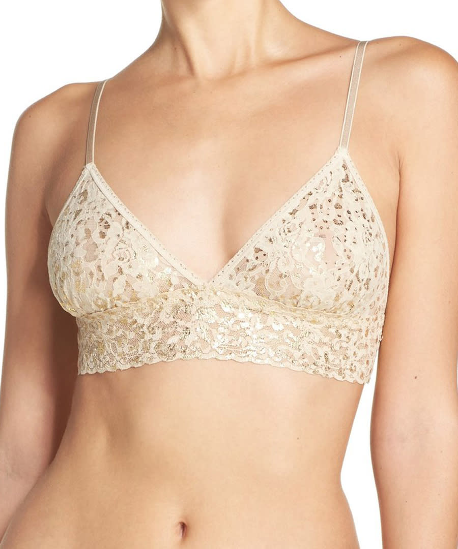 Hanky Panky Foiled Lace Bralette