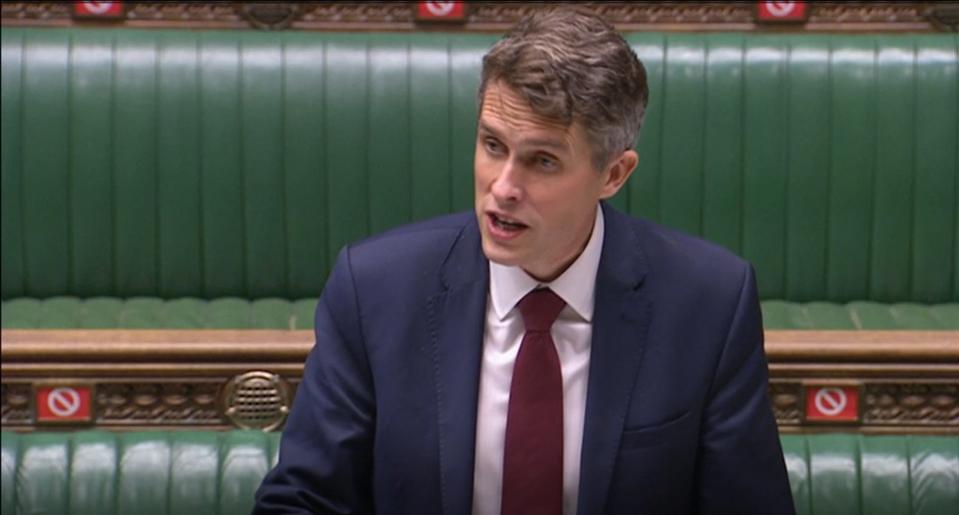 Education secretary Gavin Williamson  (PA)