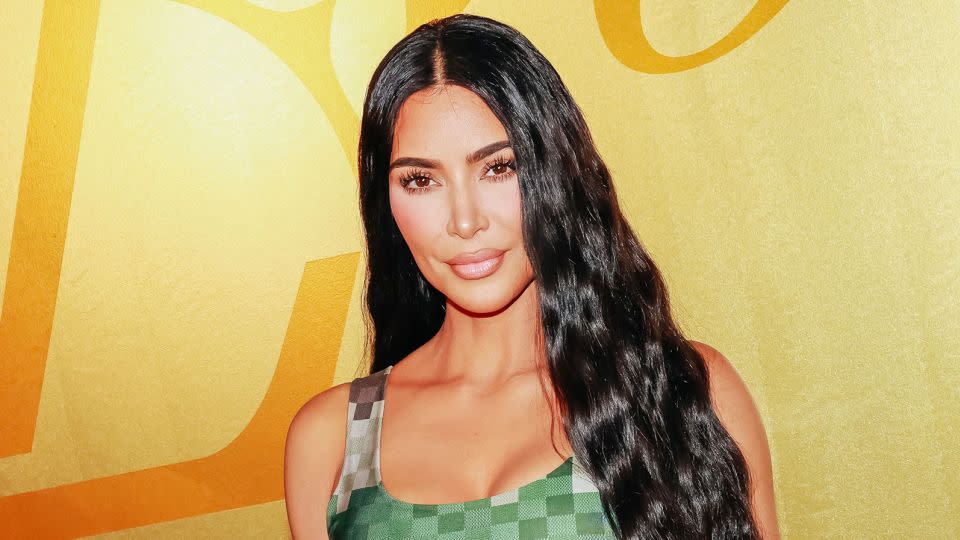Kim Kardashian has long sported a heavier, preened brow shape. - Pierrick Rocher/BFA.com/Shutterstock