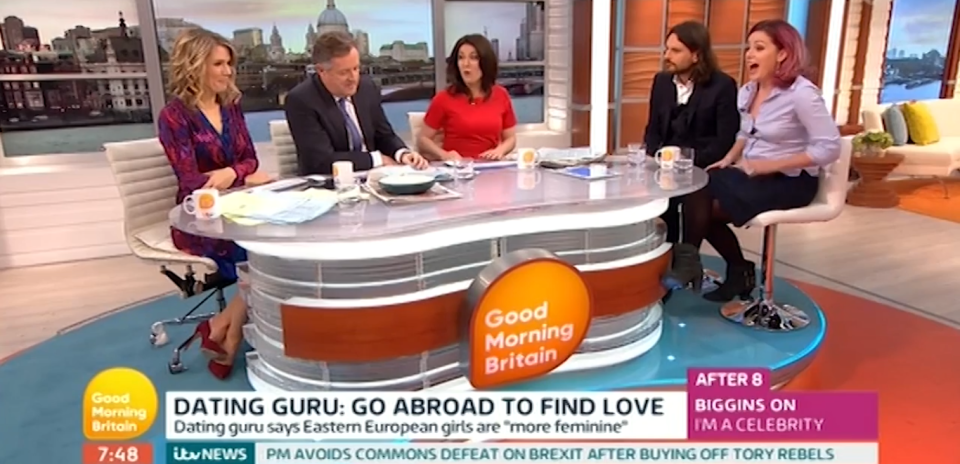 Piers’ GMB co-host Susanna Reid (centre) was particularly shocked. <em>Copyright [ITV]</em>