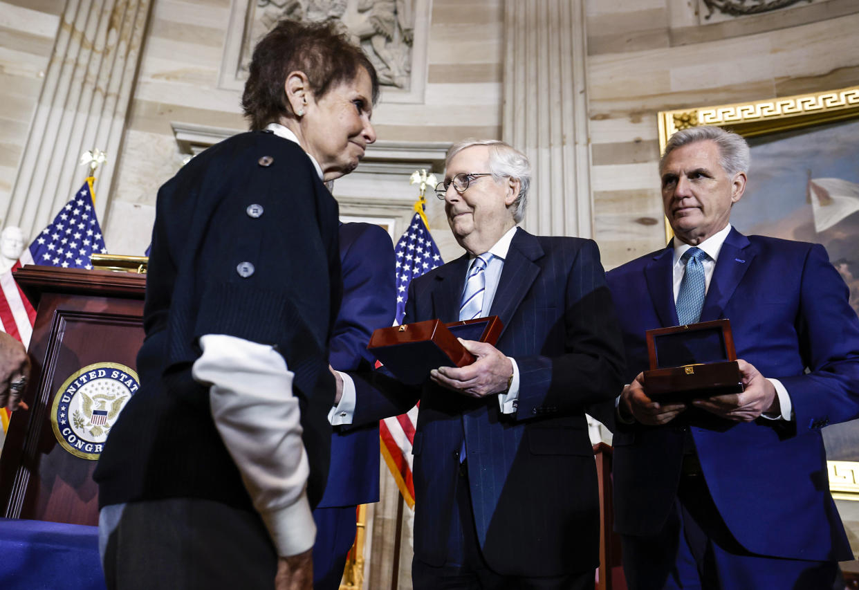 Image: Congressional Gold Medal Ceremony Held To Honor Capitol Police (Anna Moneymaker / Getty Images)