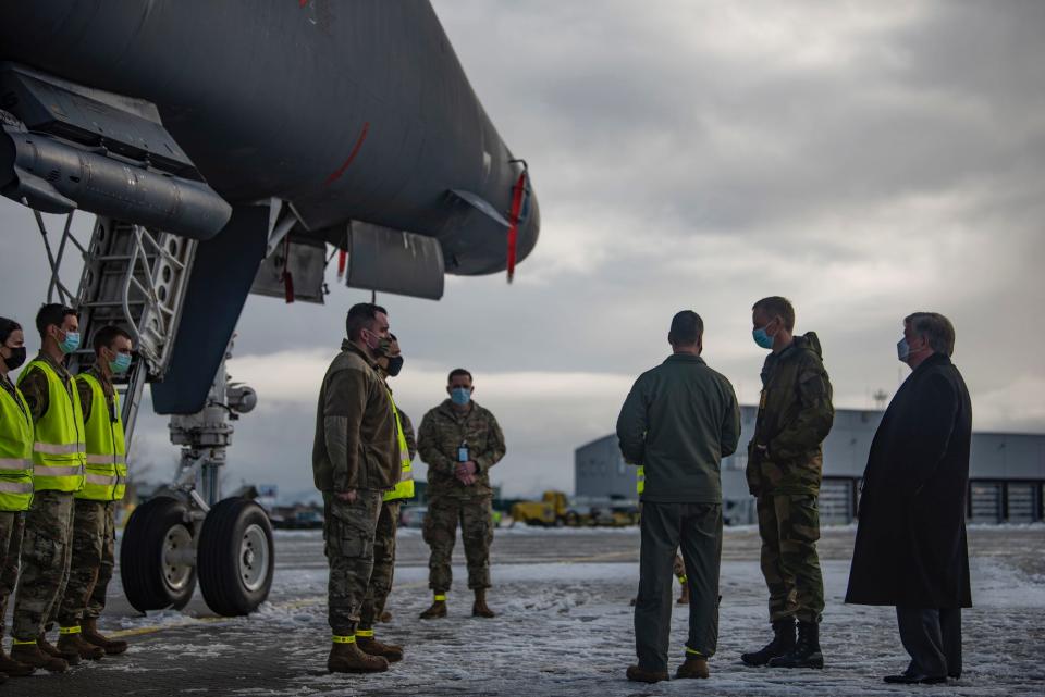 Air Force B-1B bomber Norway