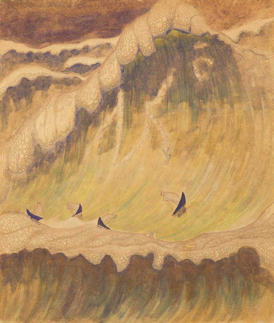 Sonata No. 5 (Sonata of the Sea). Finale, 1908 (M. K. Čiurlionis National Museum of Art)