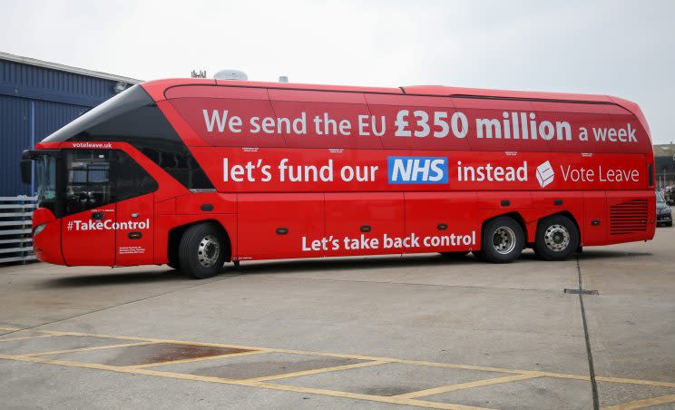 The Brexit bus slogan hit home with millions of voters (Matt Cardy/Getty Images)