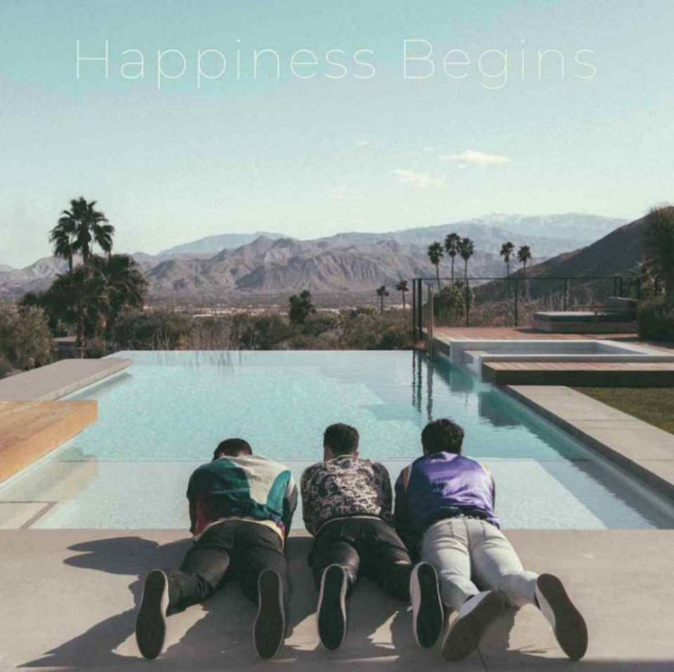 jonas brothers happiness begins album artwork stream release The Jonas Brothers reveal reunion album Happiness Begins: Stream