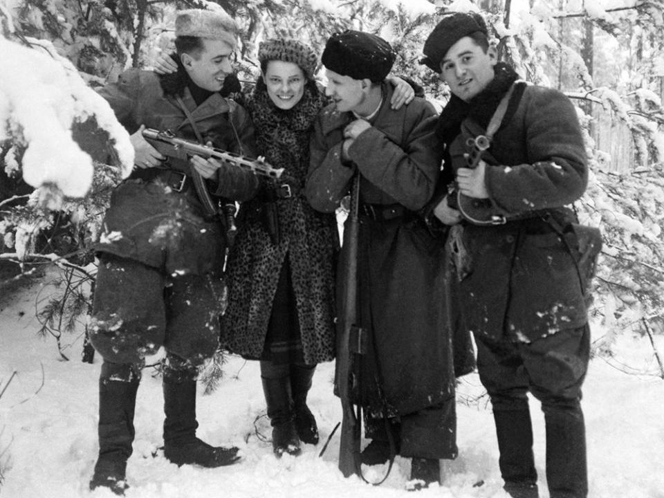 ‘When it was time to be hugging a boyfriend, I was hugging a rifle’ (JPEF/A Partisan’s Memoir, Second Story Press (p139)/ Photograph taken by Faye Schulman)