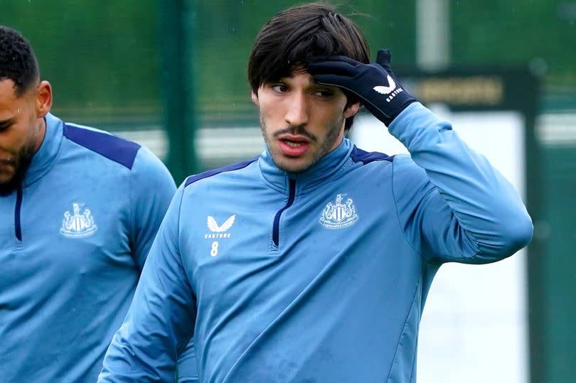 Newcastle United's Sandro Tonali