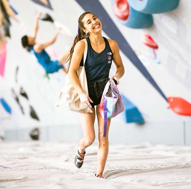 <span class="article__caption">Brooke Raboutou</span> went home with the Boulder silver in Salt Lake City, adding another gem to Team USA’s crown. (Photo: Daniel Gajda/IFSC)