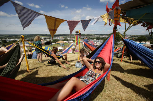 Glastonbury Festival 2014 - Preparations - Worthy Farm - Pilton, Somerset