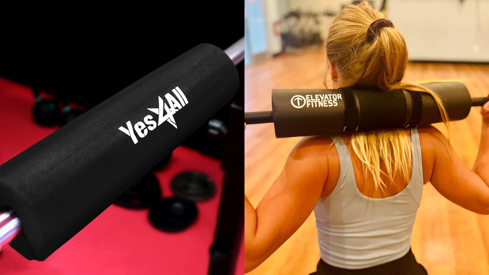A dedicated barbell pad can protect your neck and collarbones from bruising and chafing.