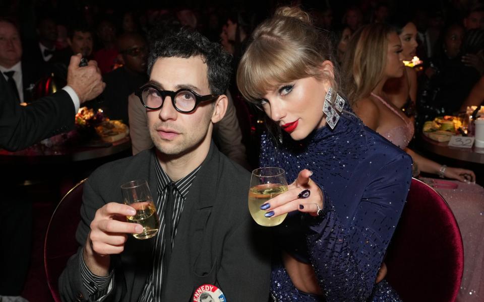  Jack Antonoff and Taylor Swift at the Grammys - Kevin Mazur/Getty Images North America