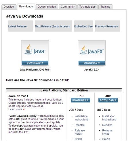 修復零時差漏洞 Oracle 釋出java 7 Update 11 Jdk Jre 7u11 更新下載