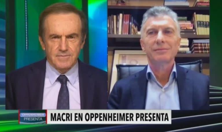 El expresidente Mauricio Macri le brindó una entrevista a Andrés Oppenheimer para CNN en Español