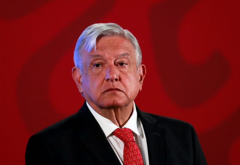 FILE PHOTO: Mexico's President Obrador holds a news conference in Mexico City