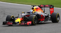 Belgium Formula One - F1 - Belgian Grand Prix 2016 - Francorchamps, Belgium - 28/7/16 - Red Bull's Daniel Ricciardo of Australia during the Belgian F1 Grand Prix. REUTERS/Yves Herman