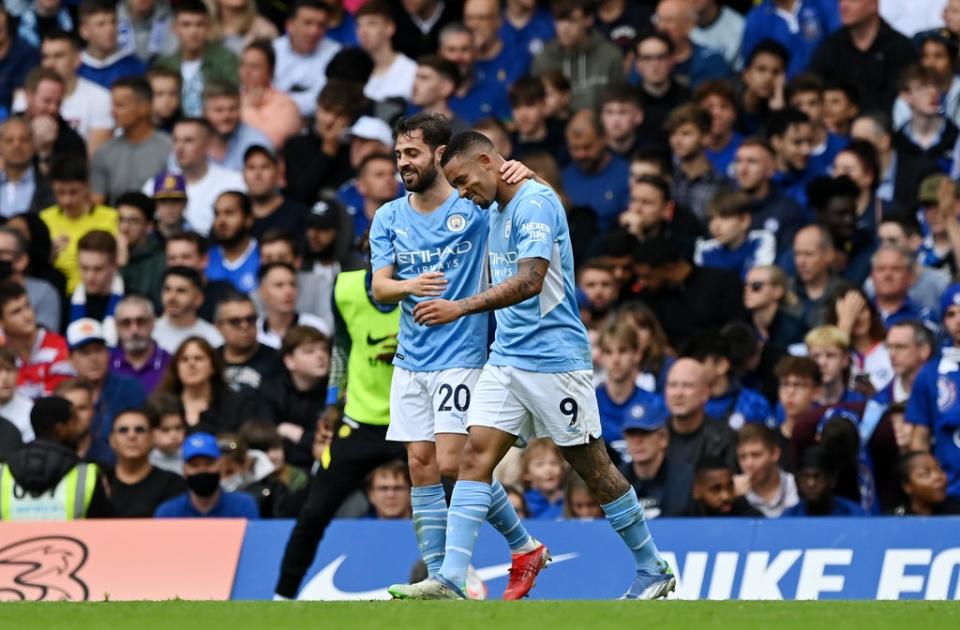 Gabriel Jesus earned a 1-0 win for Man City at Chelsea back in September (Getty Images)