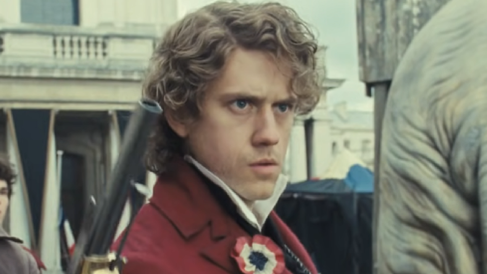 Aaron Tveit in Les Miserables.