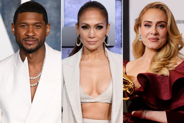 Jennifer Lopez Dances to Usher and Adele at Their Las Vegas