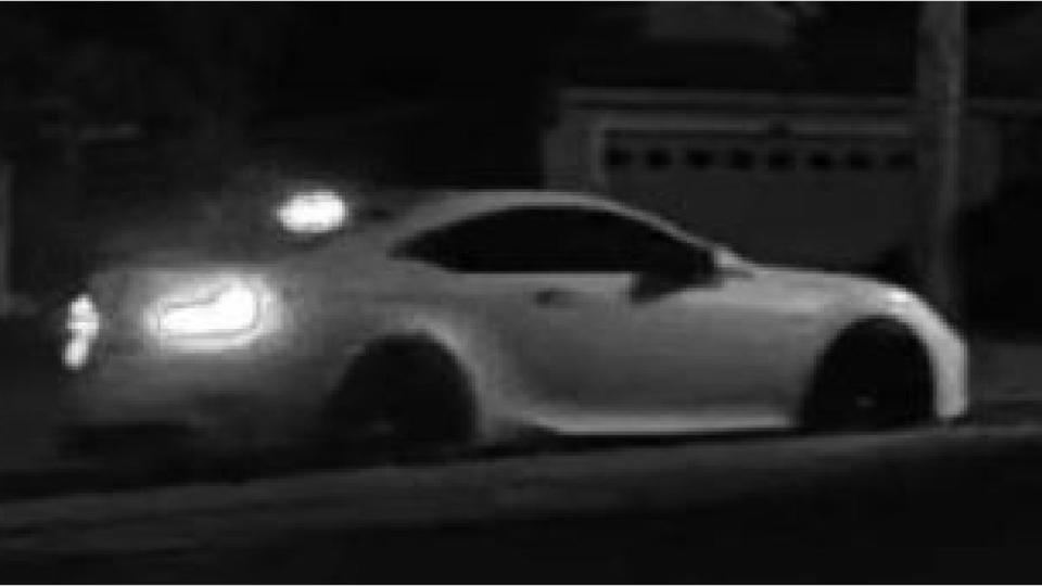 <div>The Mount Dora Police Department is on the hunt for the driver of a possible Lexus 350 coupe who was accompanied by "mysterious characters." (Photo: Mount Dora Police Department)</div>