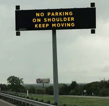 TxDOT eclipse signage (Photo: TxDOT)