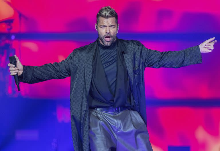 Ricky Martin durante un concierto el 29 de octubre de 2021 en State Farm Arena en Atlanta