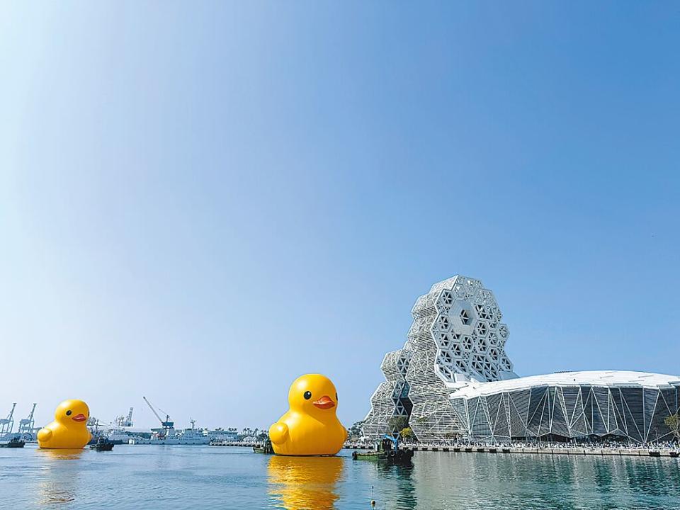 黃色小鴨回歸高雄魅力無法擋，展出不到三周已吸引逾550萬人次參觀。圖／陳建宇
