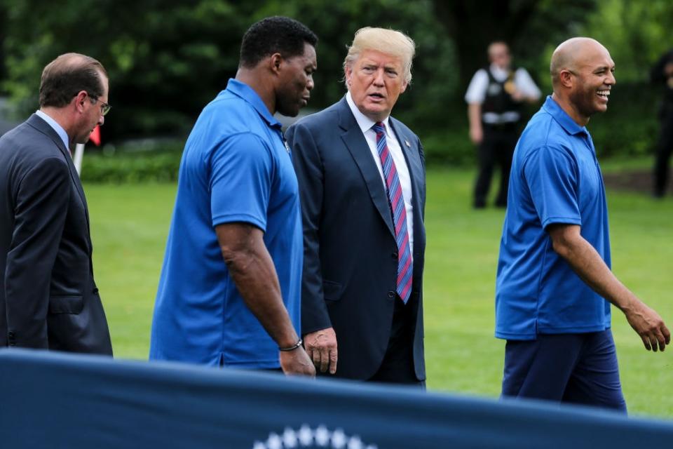 President Donald Trump hosts the White House Sports and Fitness Day