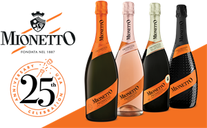 The eye-catching orange pantone 27-degree angle label, synonymous with the iconic Mionetto Prestige Prosecco DOC Treviso Brut is set to expand across the portfolio to the Organic Prosecco DOC, Prosecco Rosé DOC and Valdobbiadene Prosecco Superiore DOCG.