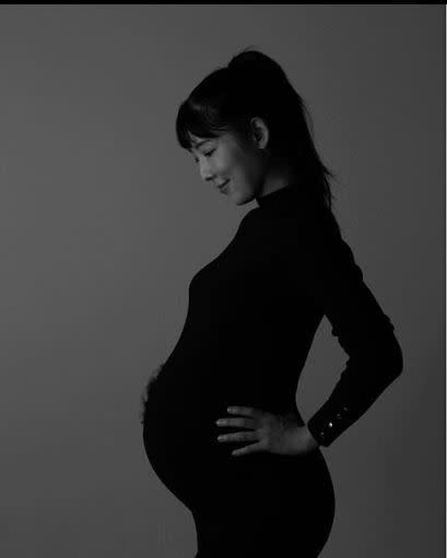 藤田小白合在IG宣布自己當媽了，已於4日順利生產。 （圖／翻攝自藤田小百合 IG）
